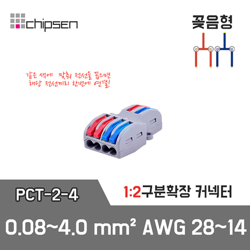 레버형무탈피커넥터 PCT-2-4